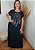Vestido Longo Em Malha Preto Filtro Dos Sonhos Pedraria - Imagem 2