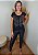 T-shirt Feminina Preta Borboleta Colors Pedraria - Imagem 2