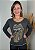 Moletinho Feminino Estonado Rolling Stones Dourado Pedraria - Imagem 6