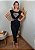 Cropped Feminino Preto Coração Dourado Pedraria - Imagem 6