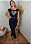 Cropped Feminino Preto Coração Dourado Pedraria - Imagem 2