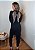 Conjunto Cardigan e Regata Lisa Preta Asa de Anjo Rose Gold Pedraia - Imagem 3
