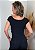 Cropped Feminino Preto Coração Roxo Pedraria - Imagem 7