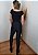Cropped Feminino Preto Coração Verde Pedraria - Imagem 6