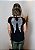 T-shirt Feminina Preta Asa de Anjo Prata Pedraria - Imagem 2