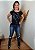 T-shirt Feminina Preta Cowgirl Pedraria - Imagem 4