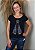 T-shirt Feminina Preta Nossa Senhora Pedraria - Imagem 7