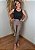 Calça Feminina Jogger Bege Tecido P R A D A - Imagem 1