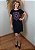 Vestido Em Malha Preto Mandala Olho Grego Roxo Pedraria - Imagem 4