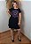 Vestido Em Malha Preto Mandala Olho Grego Roxo Pedraria - Imagem 8