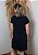 Vestido Em Malha Preto Mandala Olho Grego Roxo Pedraria - Imagem 9