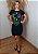 Vestido Em Malha Preto Caveira Colors Verde Pedraria - Imagem 8