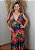 Vestido Longo Em Malha Floral Com Bojo Sem Manga Alça Ajustavel Flores Colors - Imagem 7