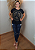 T-shirt Feminina Preta Baby Look Mandala Paz Grande Pedraria - Imagem 4