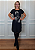 Vestido Em Malha Preto Bonequinha de Luxo Pedraria - Imagem 8