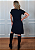 Vestido Em Malha Preto Bonequinha de Luxo Pedraria - Imagem 10