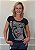 T-shirt Feminina Preta Marilyn Monroe Pedraia - Imagem 1