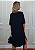 Vestido em Malha Preto Oversized Rock 'N Roll Prata Pedraria - Imagem 5