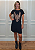Vestido Em Malha Preto Aguia / Fenix Rosê Gold Pedraria - Imagem 4
