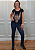 T-shirt Feminina Preta Aguia / Fenix Rose Gold Pedraia - Imagem 6