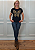 T-shirt Feminina Preta Baby Look Borboleta Voe Dourada Pedraria - Imagem 8