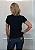T-shirt Feminina Preta Baby Look Borboleta Voe Dourada Pedraria - Imagem 9