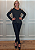 Blusa Tricot Feminino Estonado Coração Cortorno Preto Pedraria - Imagem 8