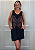 Vestido Regata em Malha Preto Borboleta Colors Pedraria - Imagem 1