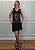 Vestido Regata em Malha Preto Leão Dourado Pedraria - Imagem 4