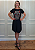 Vestido Em Malha Preto Caveira Mexicana Rosas Pedraria - Imagem 8
