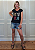 T-shirt Feminina Preta Rock Colors Pedraria - Imagem 4
