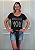 T-shirt Feminina Estonada Made For You Amarração Frontal Pedraria - Imagem 9