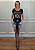 T-shirt Feminina Estonada Made For You Amarração Frontal Pedraria - Imagem 6