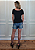 T-shirt Feminina Estonada Made For You Amarração Frontal Pedraria - Imagem 10