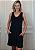 Vestido Regata em Malha Preto Asa de Anjo Prata Pedraria - Imagem 4