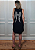 Vestido Regata em Malha Preto Asa de Anjo Prata Pedraria - Imagem 9