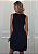 Vestido Regata em Malha Preto Mandala Olho Grego Azul Pedraria - Imagem 2