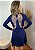 Conjunto Cardigan e Regata Lisa Azul Asa de Anjo Dourada Pedraia - Imagem 8