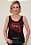 Regata Cropped Feminino Renda Boca Vermelha Pedraria - Imagem 1