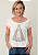 Tshirt Feminina Off White Gola Canoa Nossa Senhora Pedraria - Imagem 1