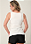 Regata Feminina Off White Rock And Roll Preto Pedraria - Imagem 3