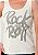 Regata Feminina Off White Rock And Roll Preto Pedraria - Imagem 4