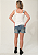 Regata Feminina Off White Alça Paetê Boca Vermelha Pedraria - Imagem 2
