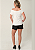 Tshirt Feminina Off White Gola Canoa Rock And Roll Estrela Pedraria - Imagem 4
