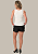 Regata Feminina Off White Love Prata Pedraria - Imagem 6