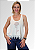 Regata Cropped Feminino Renda Rosa Vermelha Pedraria - Imagem 3