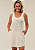 Vestido Regata Nadador Moletinho Off White Fenix Prata Crystal Pedraria - Imagem 8