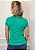 Tshirt Feminina Baby Look Verde Brasil Bandeira Crystal Pedraria TRC - Imagem 3