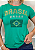 Tshirt Feminina Baby Look Verde Brasil Estrelas Crystal Pedraria TRC - Imagem 2