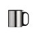 Caneca Inox 180ml com Tampa - Imagem 1
